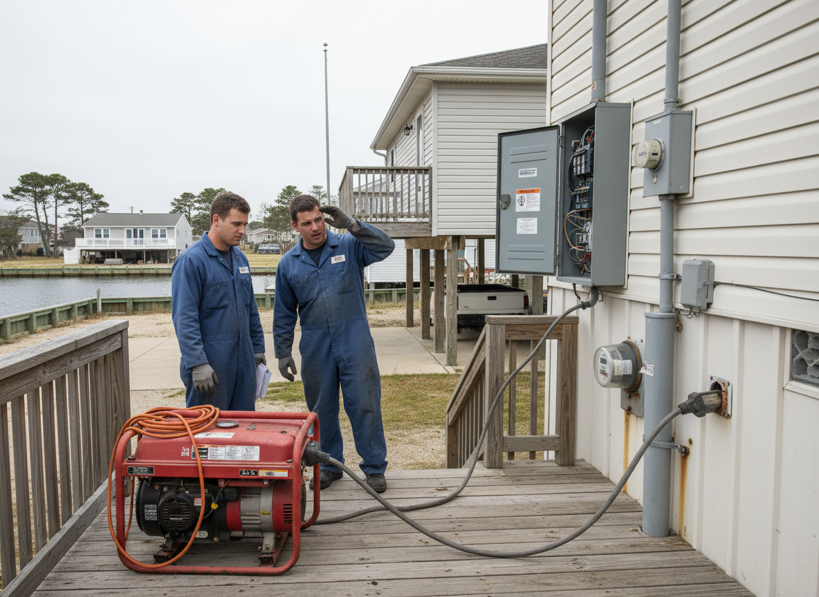 Backfeeding a Generator Through a Dryer Outlet and Why Utility Crews Warn Against It