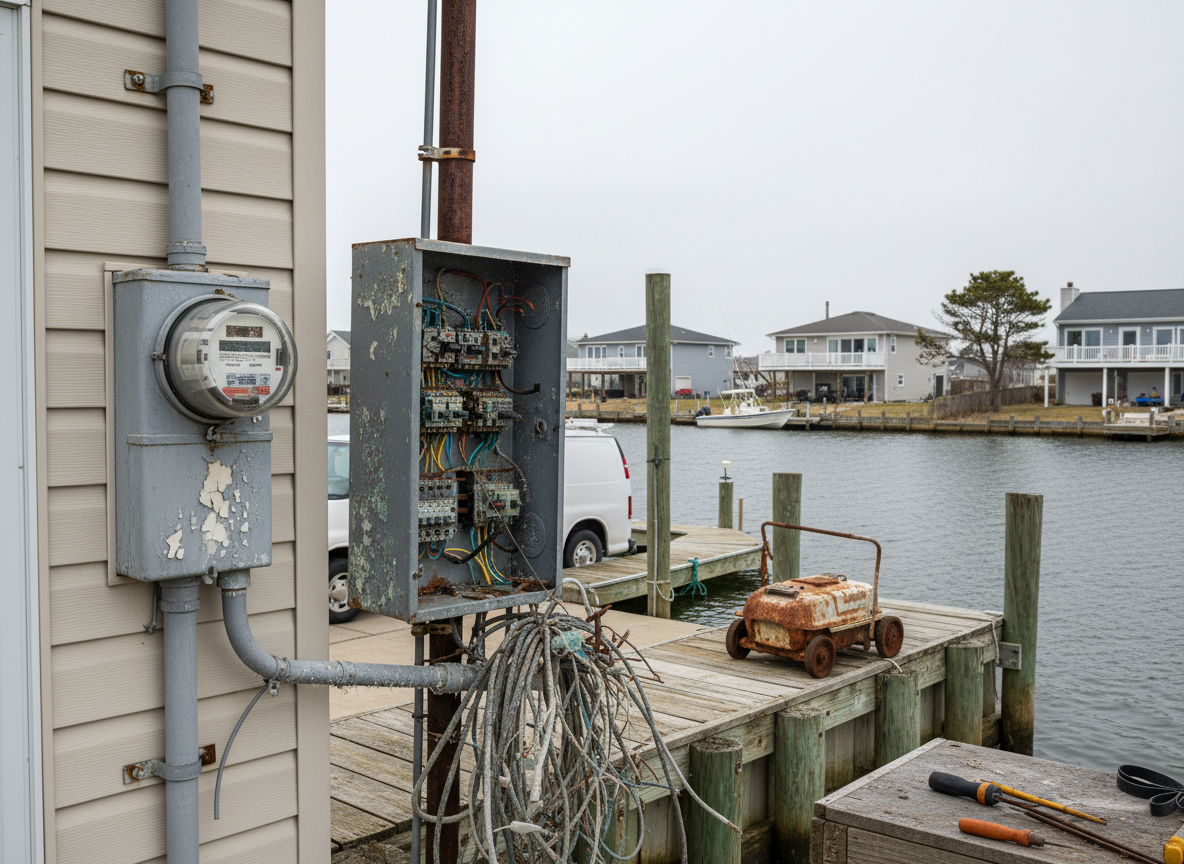 Salt Air Corrosion: Why Outdoor Electrical Equipment Fails Faster Near the Bay