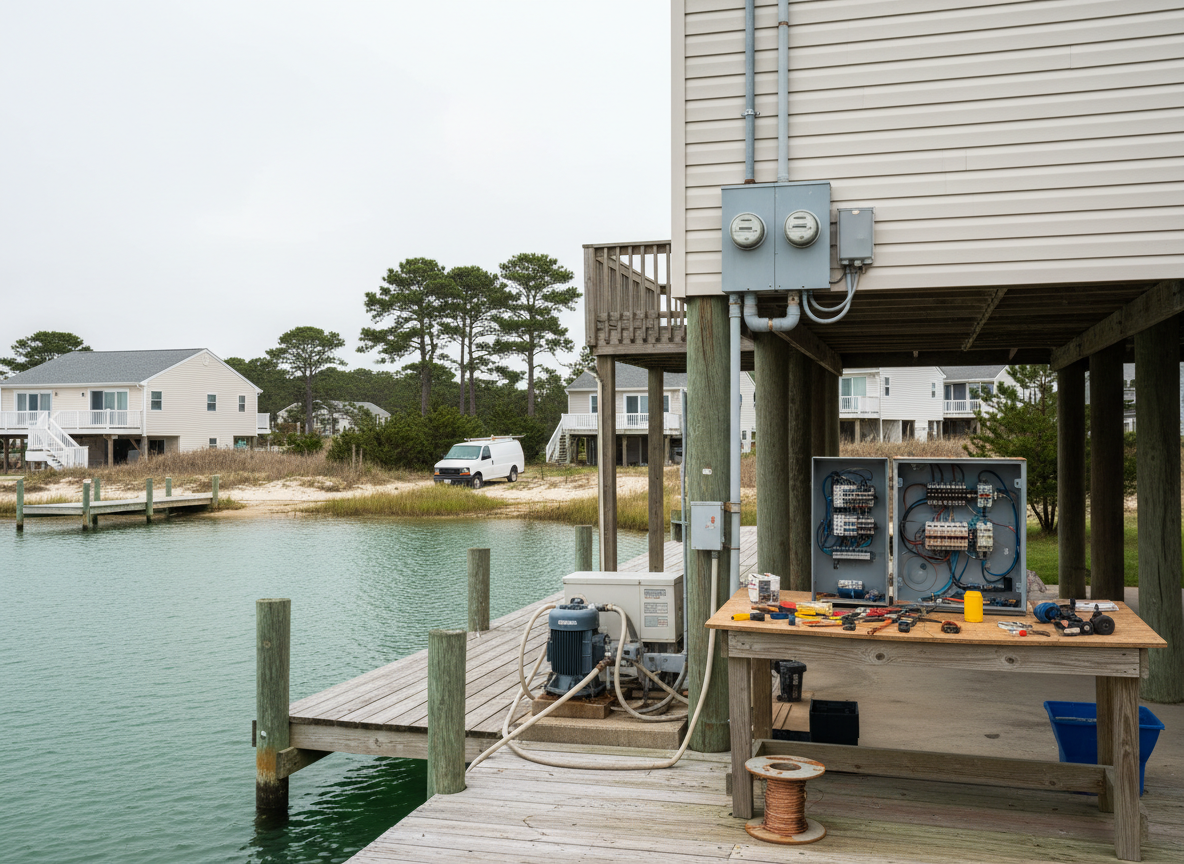Why Flood Zone Homes Have Their Panels and Meters Mounted So High